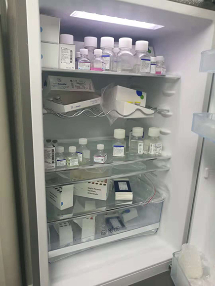 3、冰柜里存放着各类药品、试剂 市卫生计生监督执法局供图 华龙网发.jpg