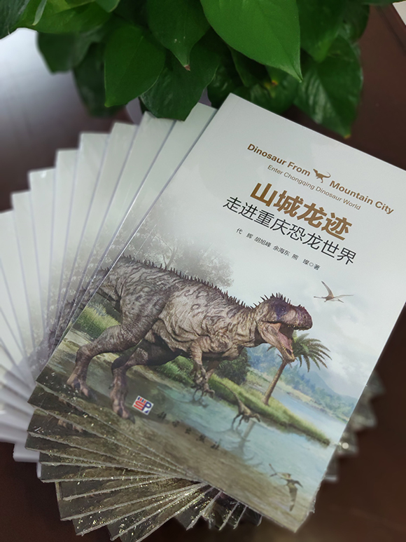 3、第一本系统梳理重庆恐龙情况的科普书籍《山城龙迹 走进重庆恐龙世界》。重庆市规划和自然资源局供图 华龙网发.jpg