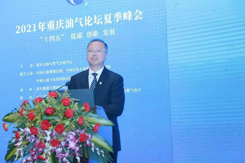 重庆石油天然气交易中心总裁张博闻 主办方供图 华龙网-新重庆客户端 发 重庆石油天然气交易中心总裁张博闻 主办方供图 华龙网-新重庆客户端 发