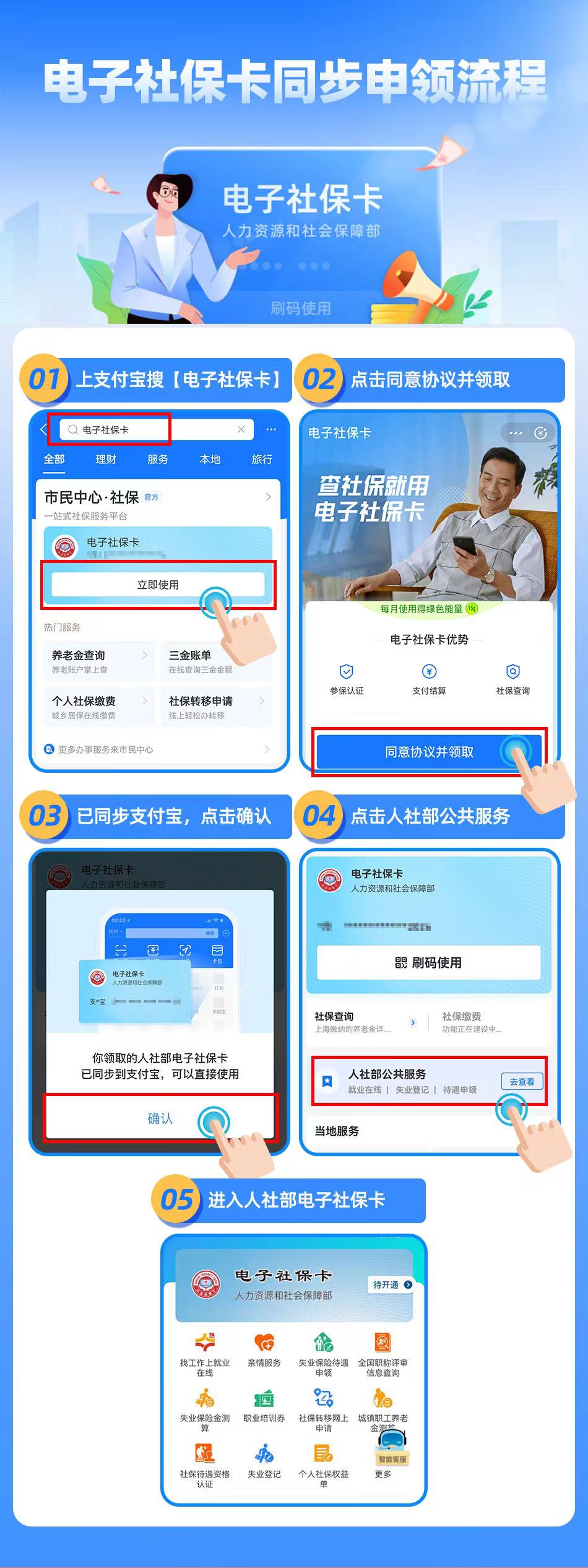 申领流程   支付宝供图 华龙网-新重庆客户端 发