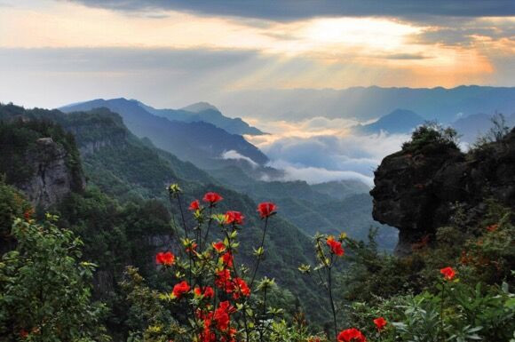 利川风景画图片