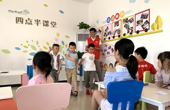 少云志愿者开办的四点半课堂.铜梁区委宣传部供图