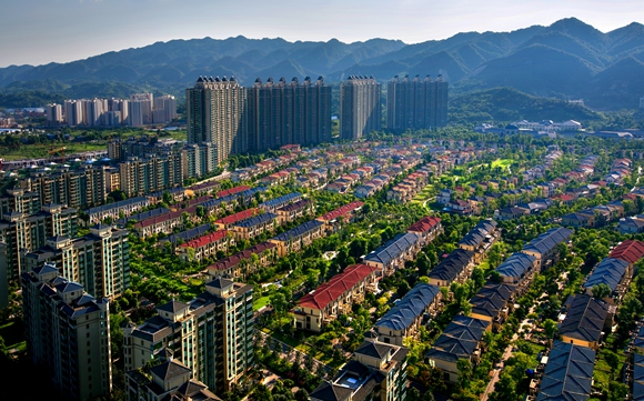 双福新区高档住宅鳞次栉比.江津双福工业园管委会供图 华龙网发