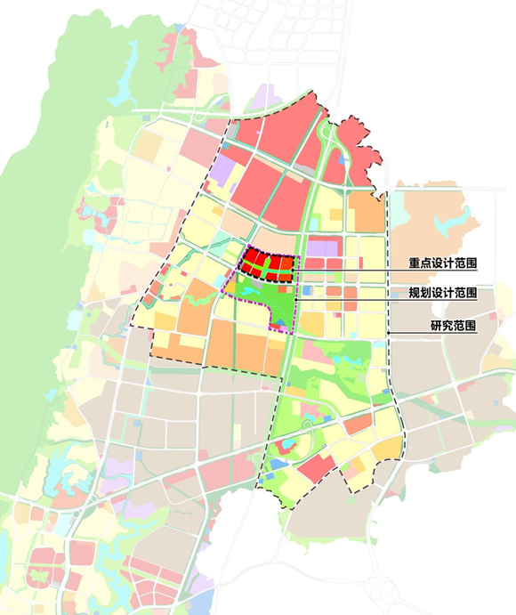 规划范围示意图.江津双福工业园管委会供图 华龙网发